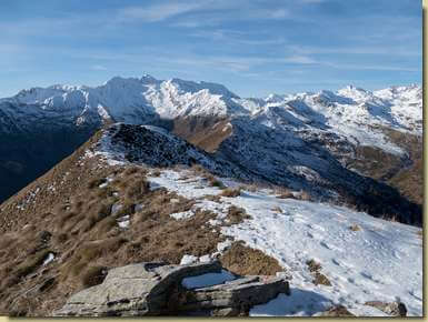 vista verso la Cima di B&ograve;...