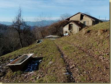 vasca da bagno all'Alpe Viseno...