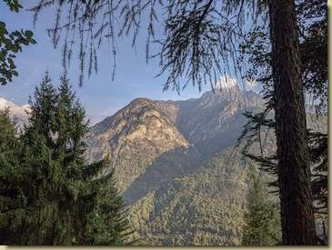 vista sul versante dell'Alpe Pena...