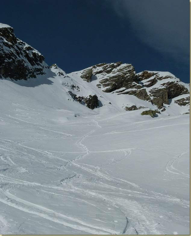 salendo alla cresta...