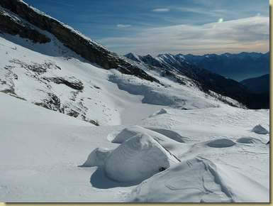 vista verso il Lago Inferiore...