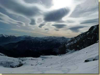 nuvole sulla via del ritorno...