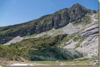 la Costa del Dosso da qui appare più "tranquilla"...