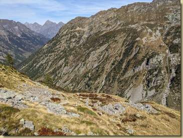 scendendo all'Alpe La Rossa...