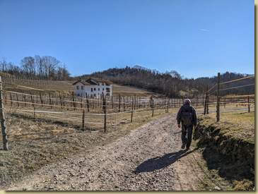 di nuovo tra i vigneti...