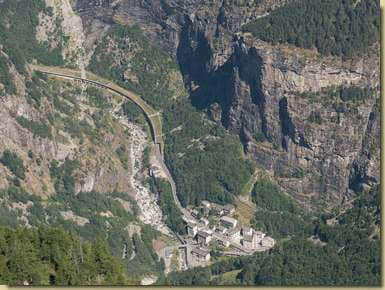 vista su Gondo...