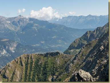 la cresta del Pizzo L'Omasca...