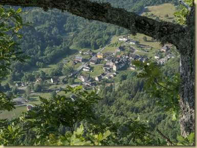 vista verso la località di partenza...