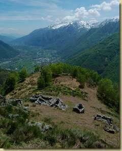 panorama dall'Alpe Camugher...