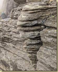 particolare delle formazioni rocciose presenti...