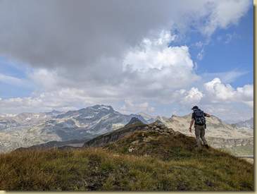 sulla Punta di Tanzonia 2668 m.