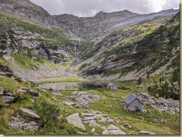 e dopo un percorso piuttosto tortuoso torniamo al Lago Cramec...