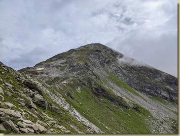 vista a ritroso, il Madone...