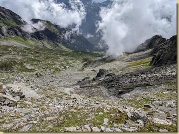 schiarita sul versante svizzero...