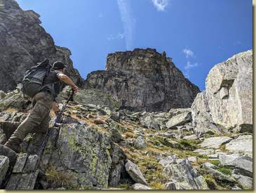 la bella parete est del Pizzo Quadro...