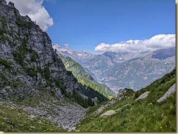 il versante opposto...