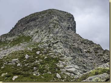 la cresta che sale al Pizzo del Rovale...