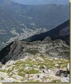 il versante risalito...