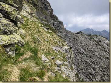la cengia erbosa inferiore...