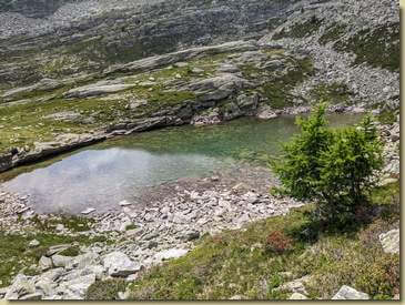 discesa al primo dei Laghi di Variola...