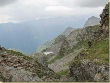 il versante verso il Lam&egrave;...