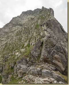 la cresta nord-est del Pizzo San Martino...