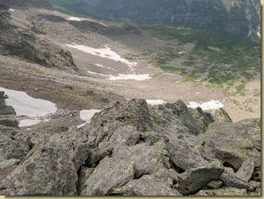 il crestone nord-ovest...