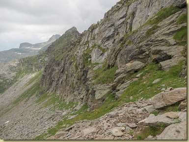 scendendo dal San Martino...