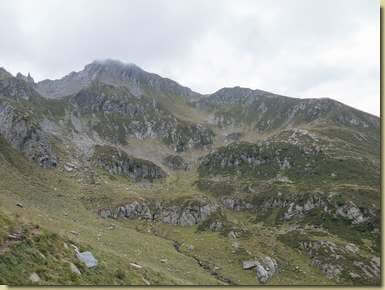 la cresta che sale al Monte della Preja...