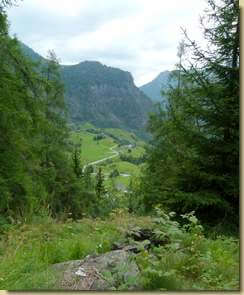 scendendo verso Campo...