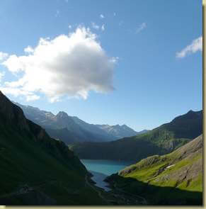 alba sul Lago di Morasco