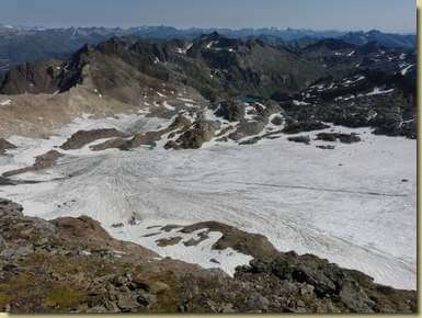 il ghiacciaio e il lago del Cavagnöö
