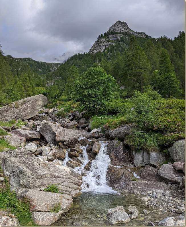 Rio Fornetto e Cengio del Badile...