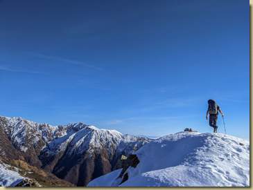 sulla cima della Razzarola...