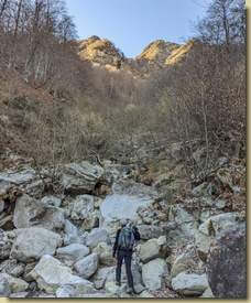 nel canale del Rio Pissa della Massa...