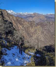 un poco di neve...