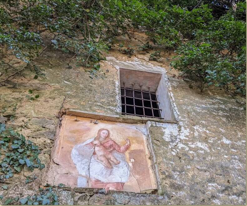 affresco a Cà Ciotino...