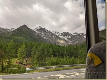 in viaggio verso il Passo del Sempione...