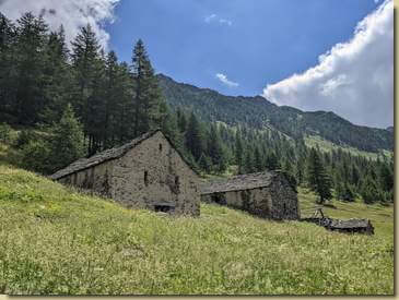 le vecchie baite di Pussetta...