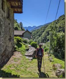 scendendo verso Bognanco Fonti...