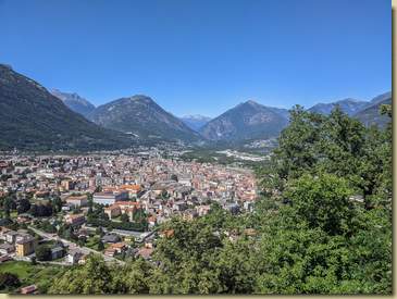 vista su Domodossola...