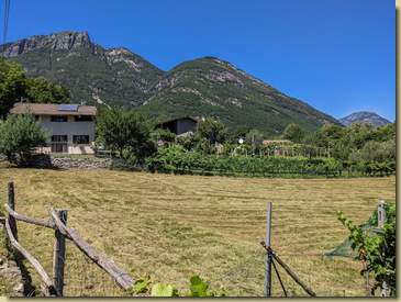 il pianoro soprastante...