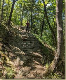 discesa al Calvario...