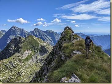 verso la cima...