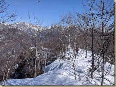 neve sulla dorsale...