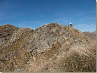 la Croce alla congiunzione con la cresta nord...