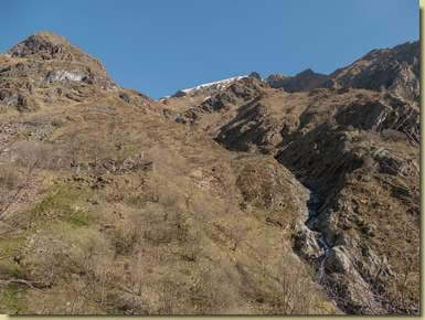 il versante di Cortelancio...