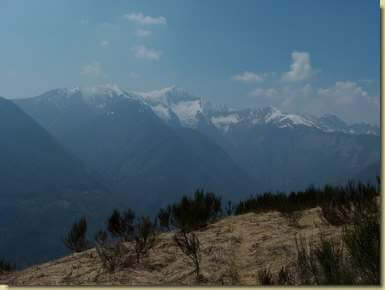 vista verso il Monte Zeda...