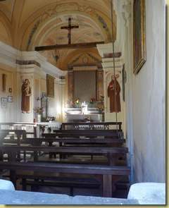 l'interno dell'Oratorio