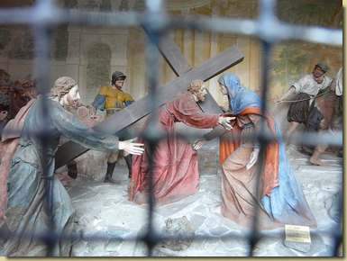 l'incontro di Ges&ugrave; con la Madre